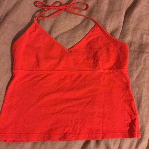 Patagonia Watergirl Red organic cotton halter top